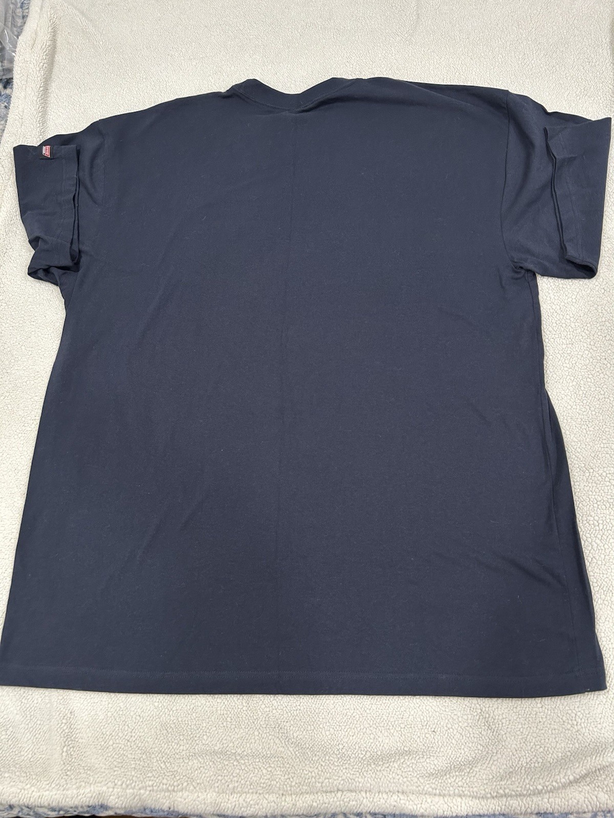 Dickies Men's Long Length Short Sleeve Cool & Dry Pocket Tee Navy Blue Size 3XL gallery