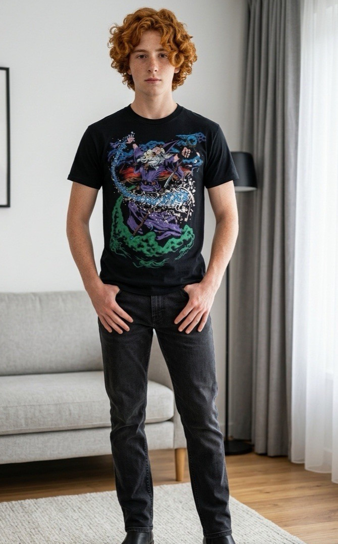 Liquid Blue Wizard AOP T-Shirt Double Sided Graphic Size XXL (18Q) gallery