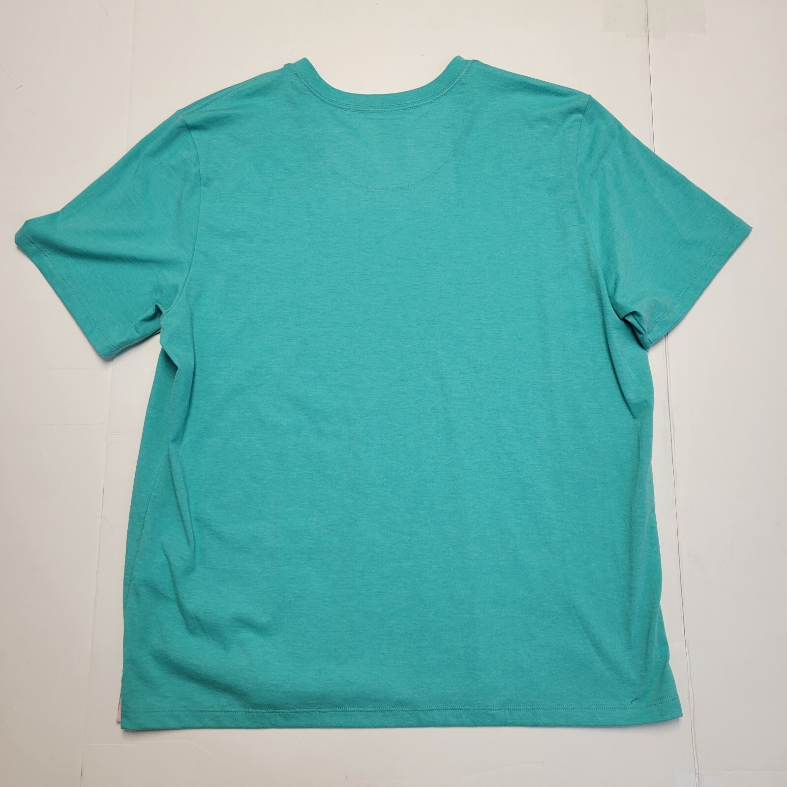 $59 New MICHAEL'S V-Neck SS Shirt Men's XL X-LARGE Teal Green Cotton Poly Blend gallery