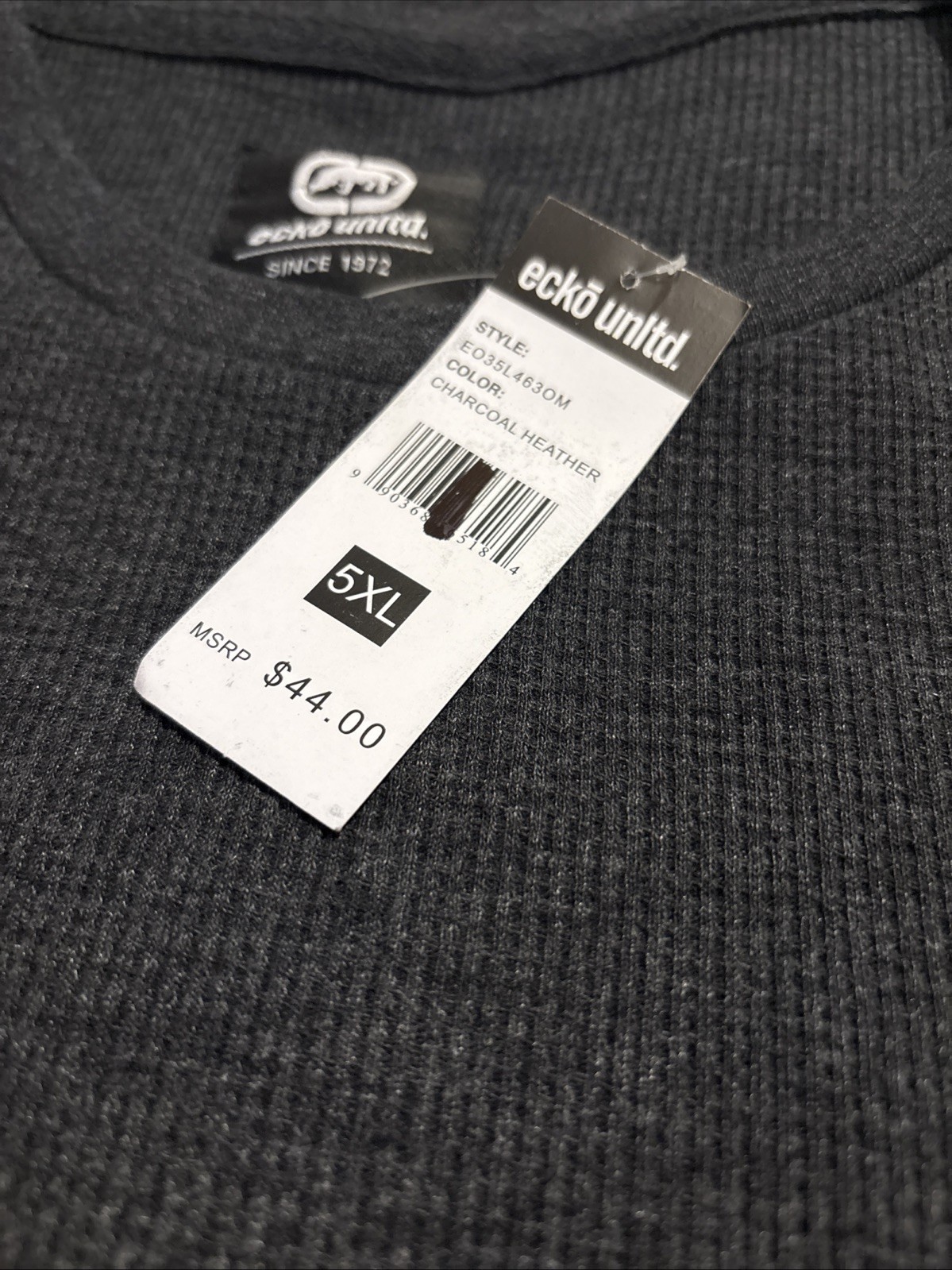 Ecko Unltd. Mens Graphic Thermal Knit Crew Neck New With Tag 5XL gallery