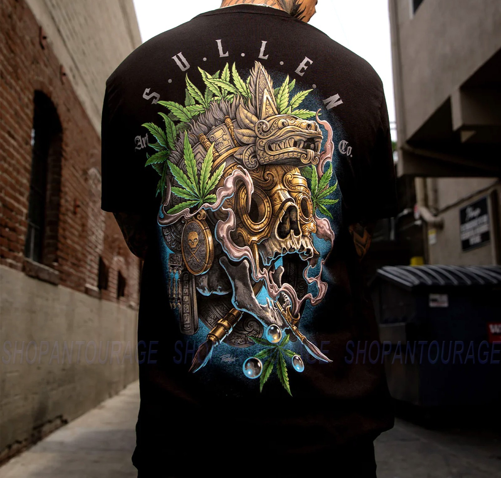 Sullen Art Collective Flower God Premium SCM8092 Short Sleeve T-shirt For Men gallery