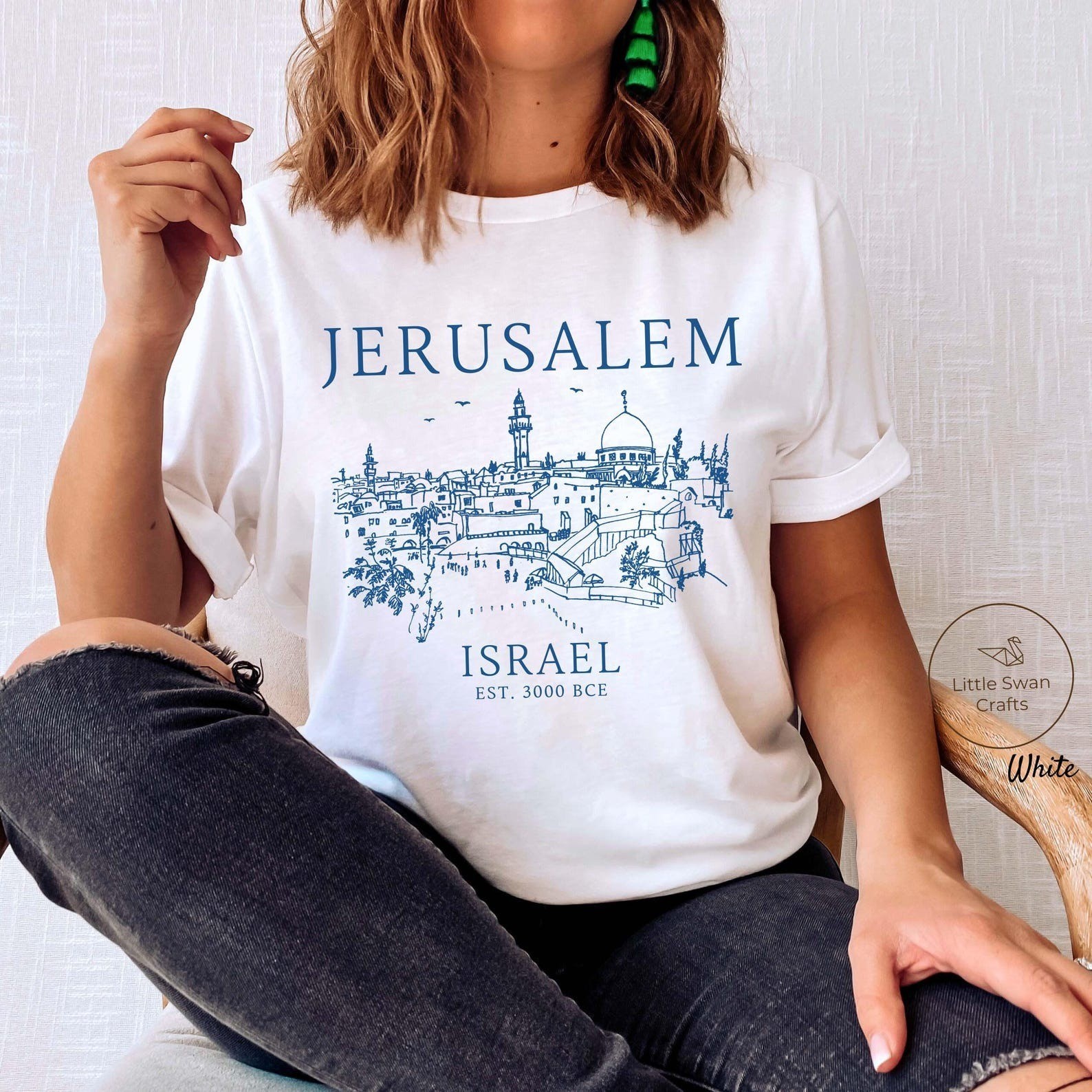 Jerusalem Shirt Travel Gift for Israel Trip Lovers Souvenir Tee gallery