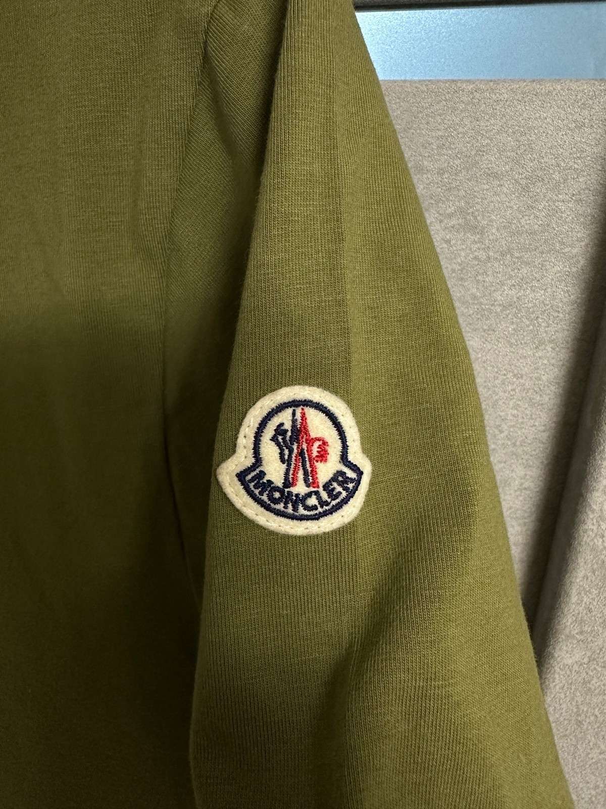 Moncler Authentic Shirt Mens Size L Olive gallery
