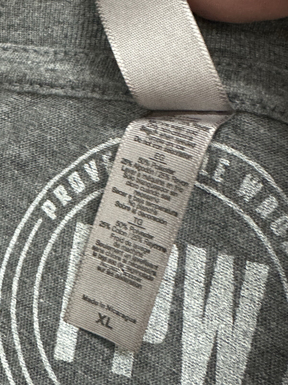 Prove People Wrong PPW Motivational Gym Workout Grey Shirt Size XL gallery