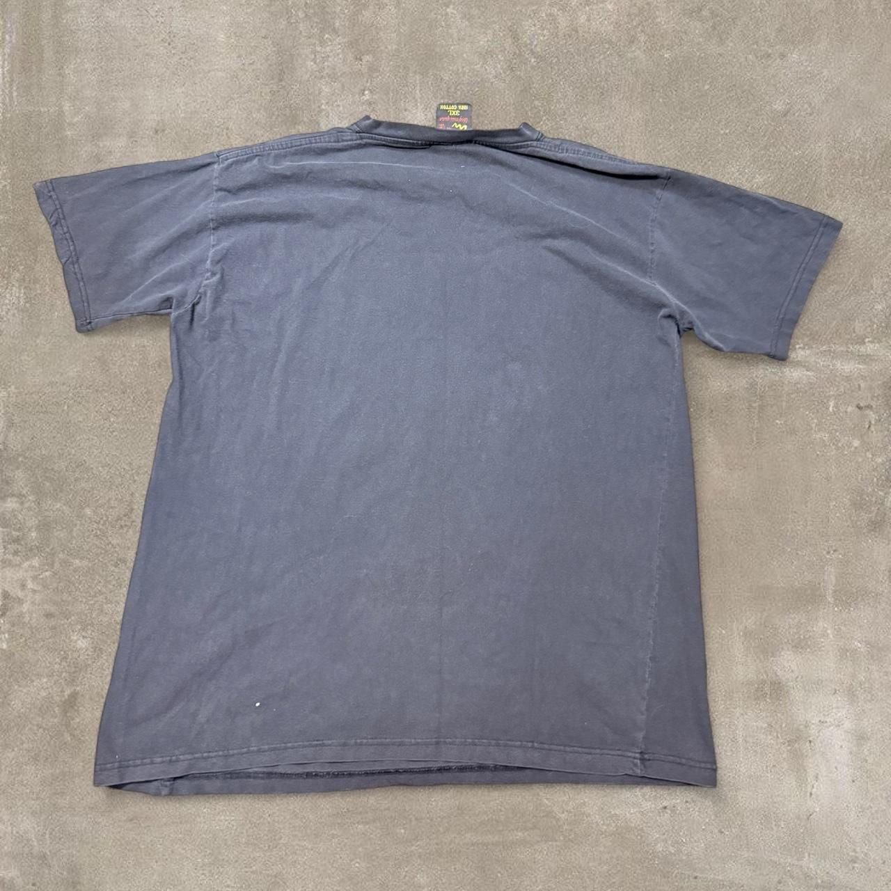 Vintage Great Wall of China Tourist Graphic Tee - Faded Black - Size 3XL gallery