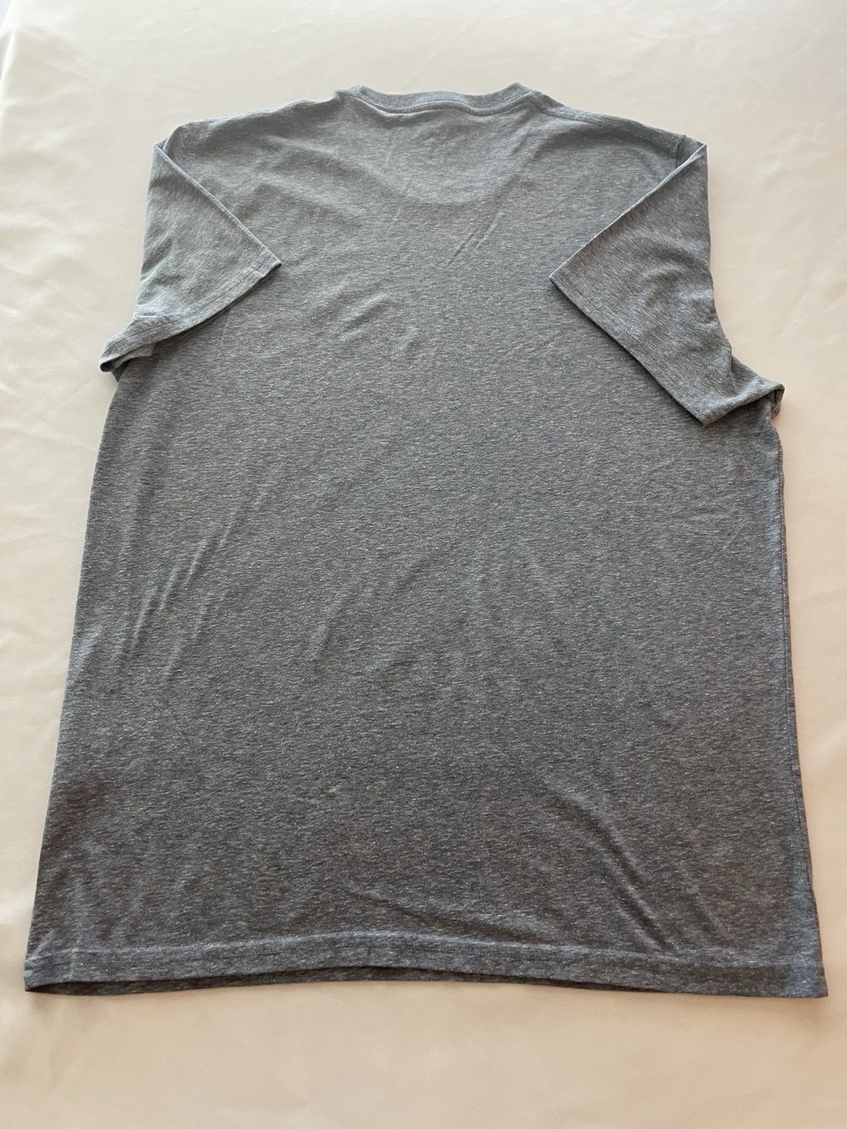Abercrombie & Fitch Men's Logo T-Shirt Crew Neck Short Sleeve Solid Gray L gallery