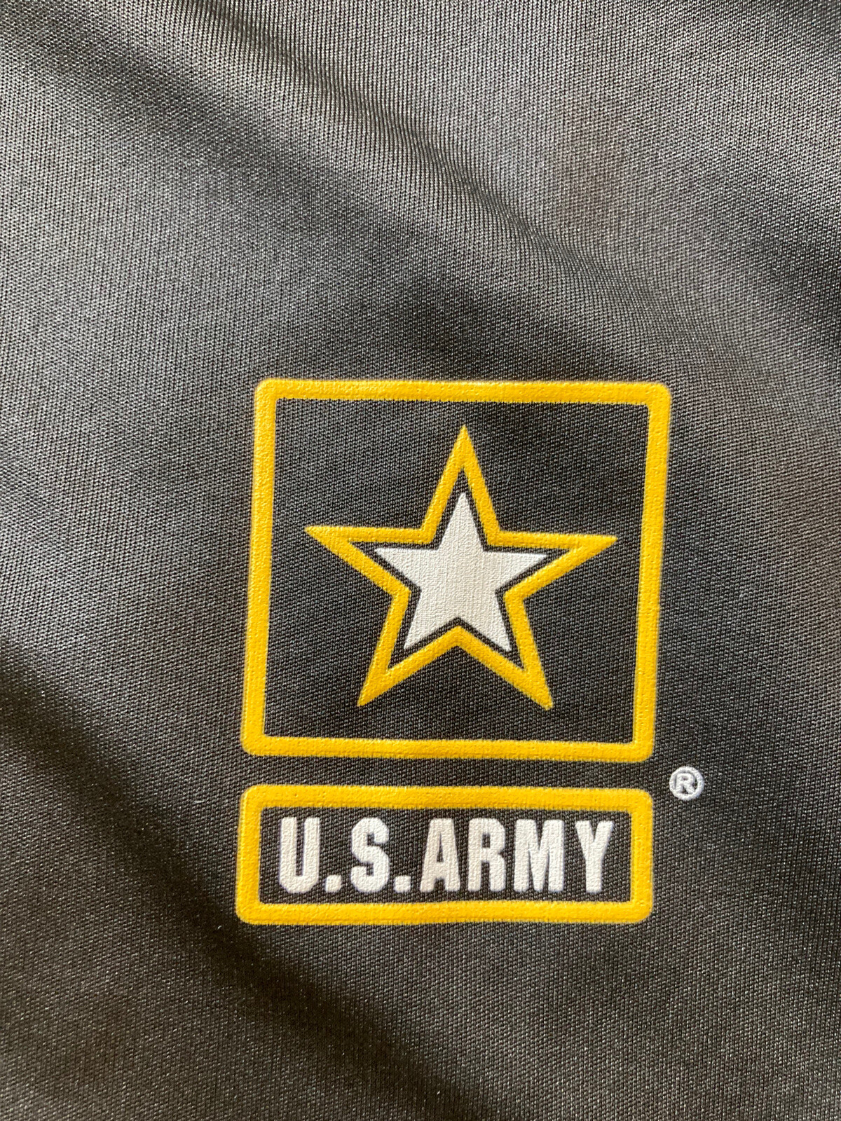 US ARMY Shirt Mens Black Short Sleeve Ft Knox Tee Shirt Size Large Polyester gallery