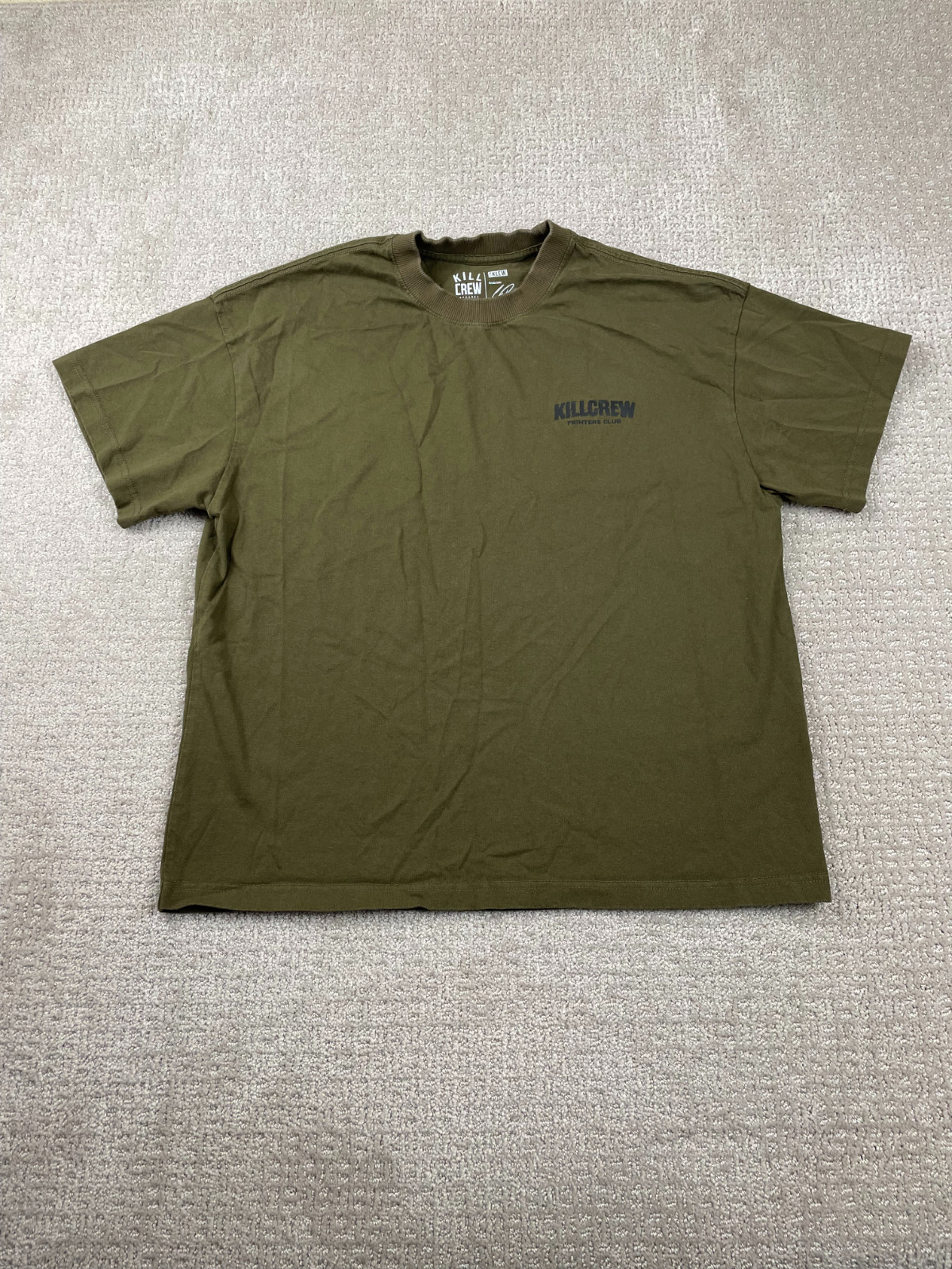 Kill Crew T Shirt Mens 2XS Black Porrada Series Fighters Club Green Short Sleeve gallery