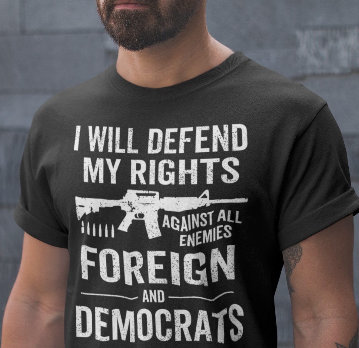 Mens Pro Gun 2nd Amendment USA Political T-Shirt Patriotic Shirts for Men gallery