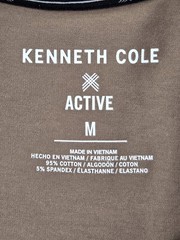 Kenneth Cole Men’s Active Tech Shirt S/S Stretch Breathable Soft Cotton UPF 50+