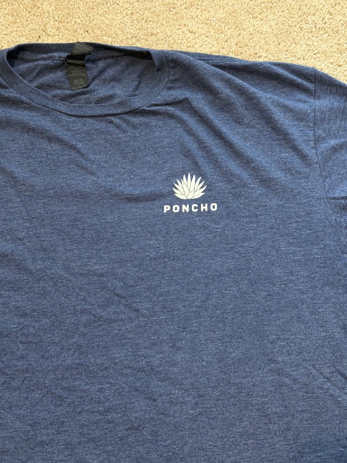 Poncho Outdoors Double Sided Graphic Short Sleeve T-Shirt Heather Blue Men’s XL gallery