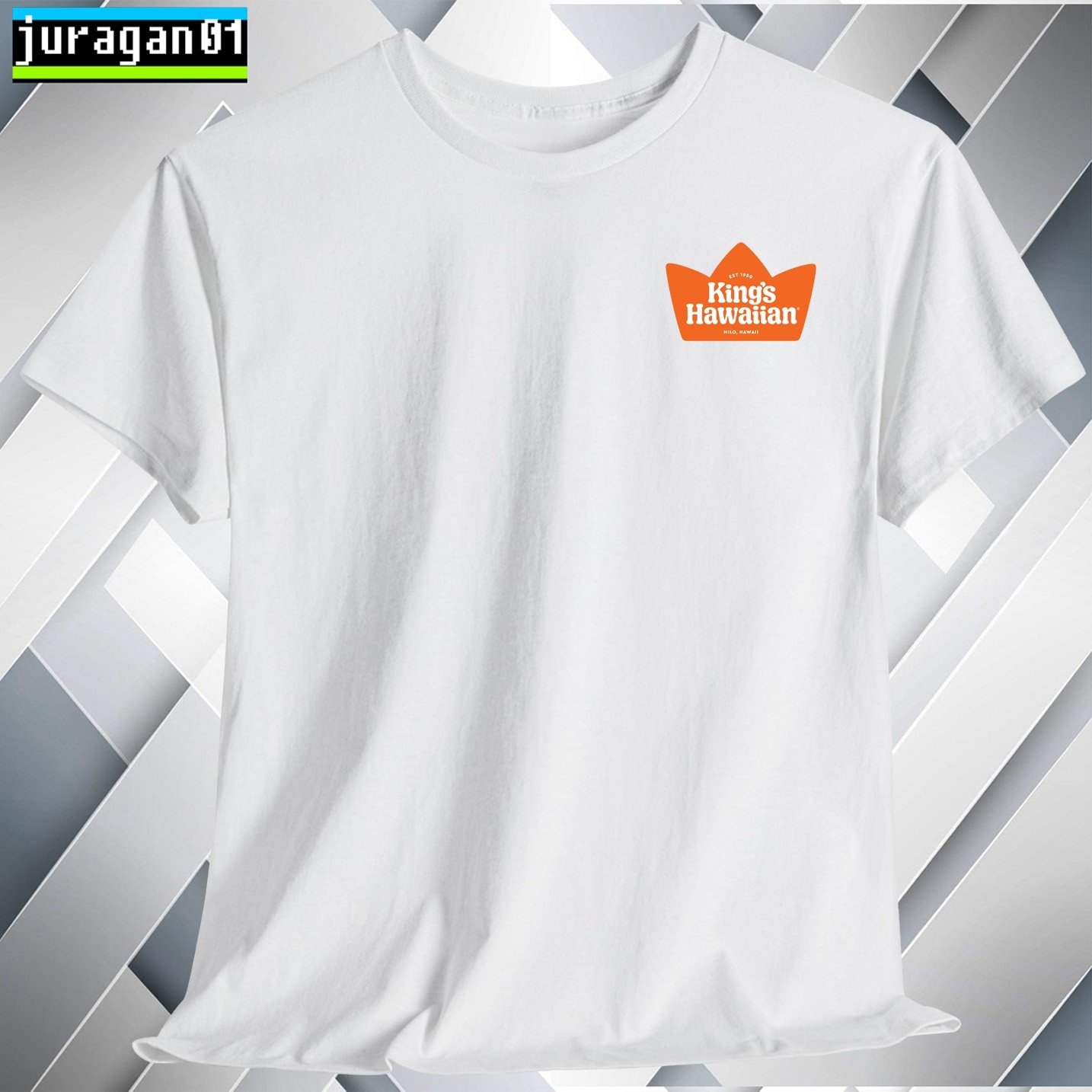 King's Hawaiian T-Shirt Logo Black/Gray/Blue/Red/White/Choc S to 5XL Made in USA gallery