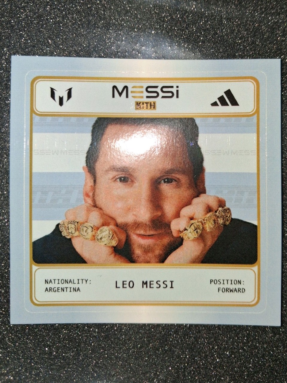 Kith & Messi For Adidas Football Graphic Tee + Sticker Sz Small Fast Shipping 🏆 gallery