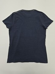 Tom Tailor Mens T Shirt Navy Blue Graphic Size L Crew Neck