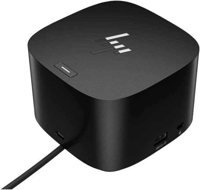 HP Thunderbolt Dock 120W G4 Docking Station – With 120W AC – Black – 4J0A2AA#ABA