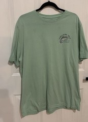 IZOD Saltwater Men Relaxed Classics Trout Graphic SS T-Shirt XL Cotton