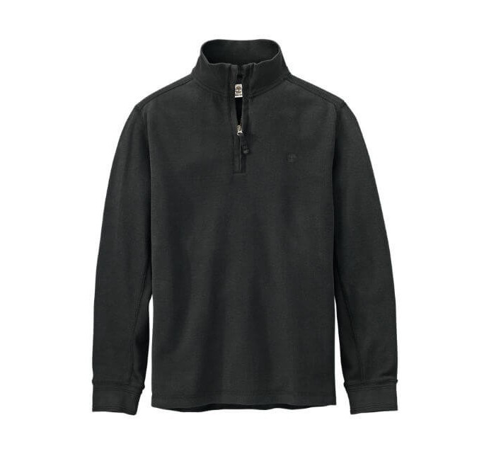 Timberland Canoe River Long Sleeve Half Zip Shirt Size XXL Charcoal Black NEW gallery