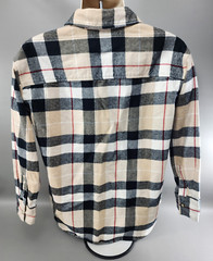 Naturals Reflections – Safari Plaid Fireside Flannel Shirt – Size Unisex Medium