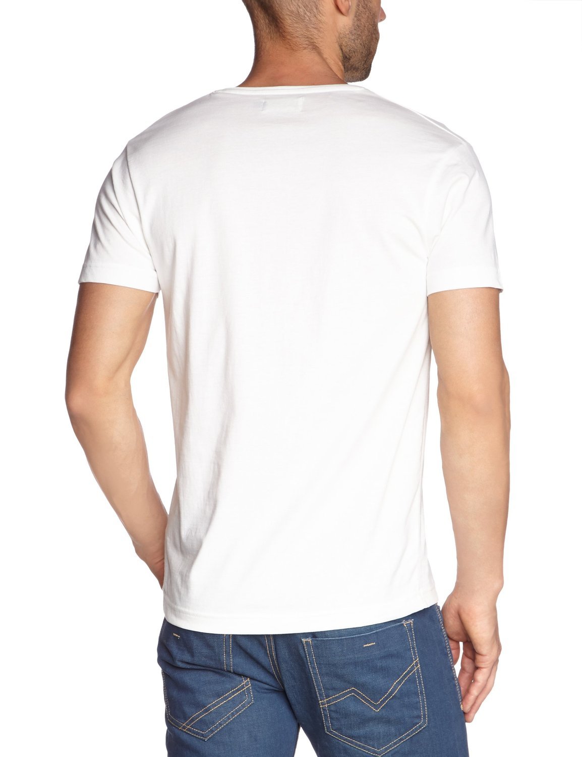 ORIGINALS by Jack & Jones WILD! Punk Tee SS CLOUD DANCER Slim Fit Size M gallery