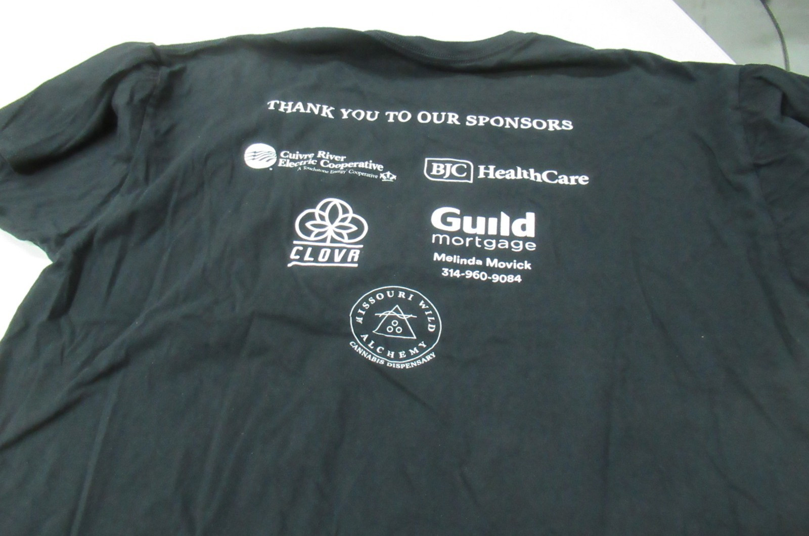ST. LOUIS AMBUSH pro soccer Sponsor T-SHIRT black L/XL sga shirt gallery