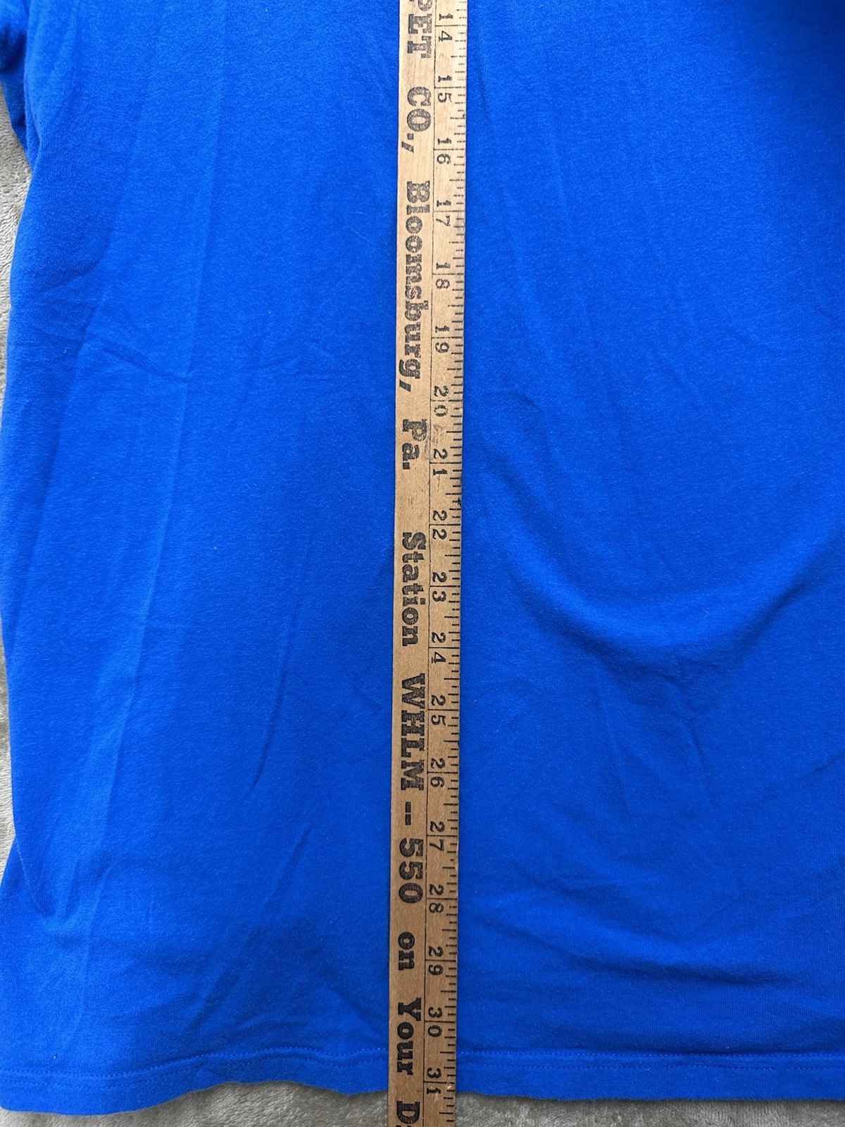 Under Armour Mens V neck Loose Fit Heat Gear Essential T Shirt Blue Sz 3XL gallery