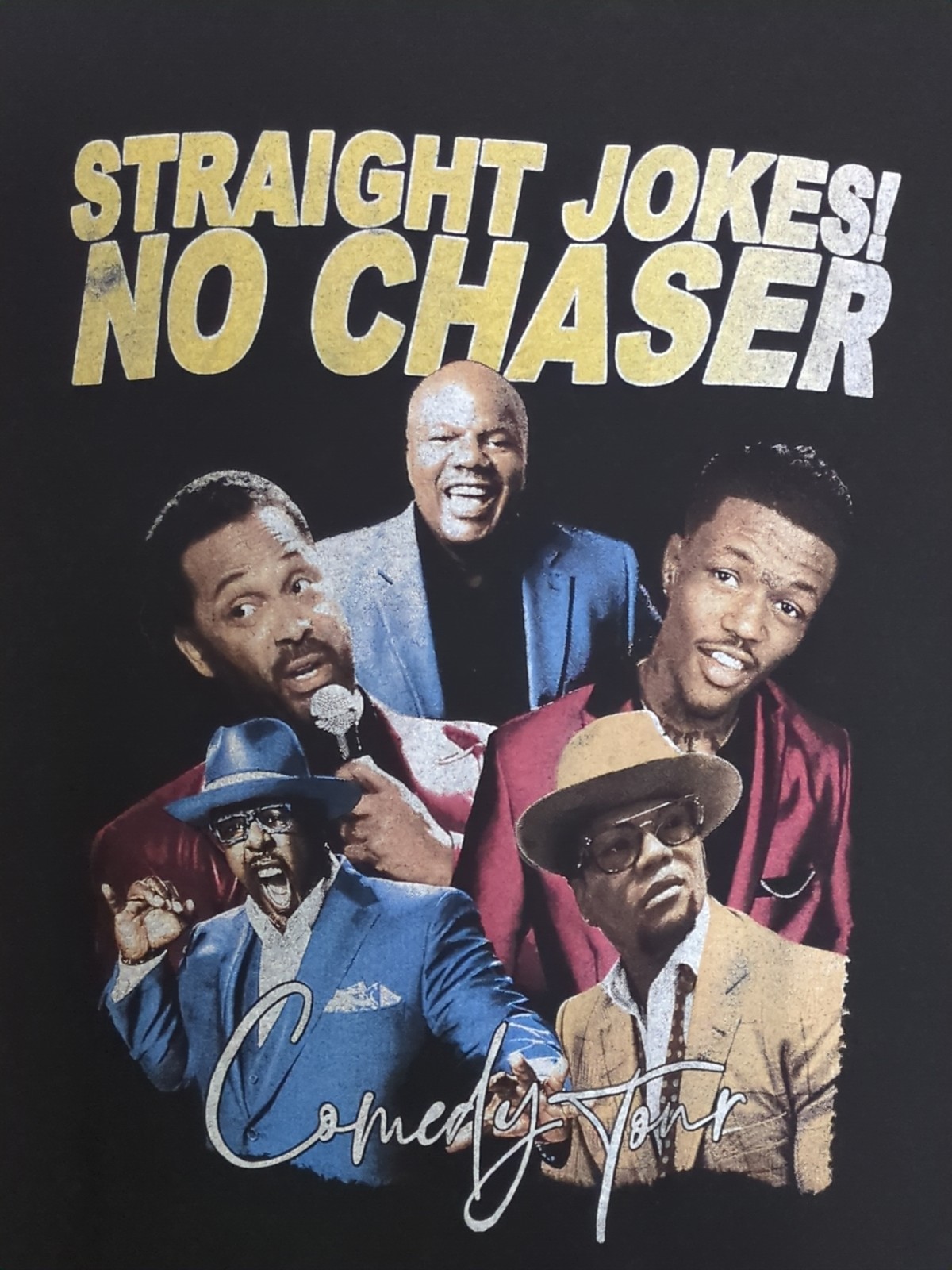 Straight Jokes No Chaser Comedy Tour 2023 Graphic Tee Large gallery