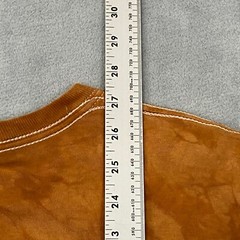 econscious MIRROR WORLDS Graphic T Shirt Men Medium Rust Organic Cotton Tie-Dye