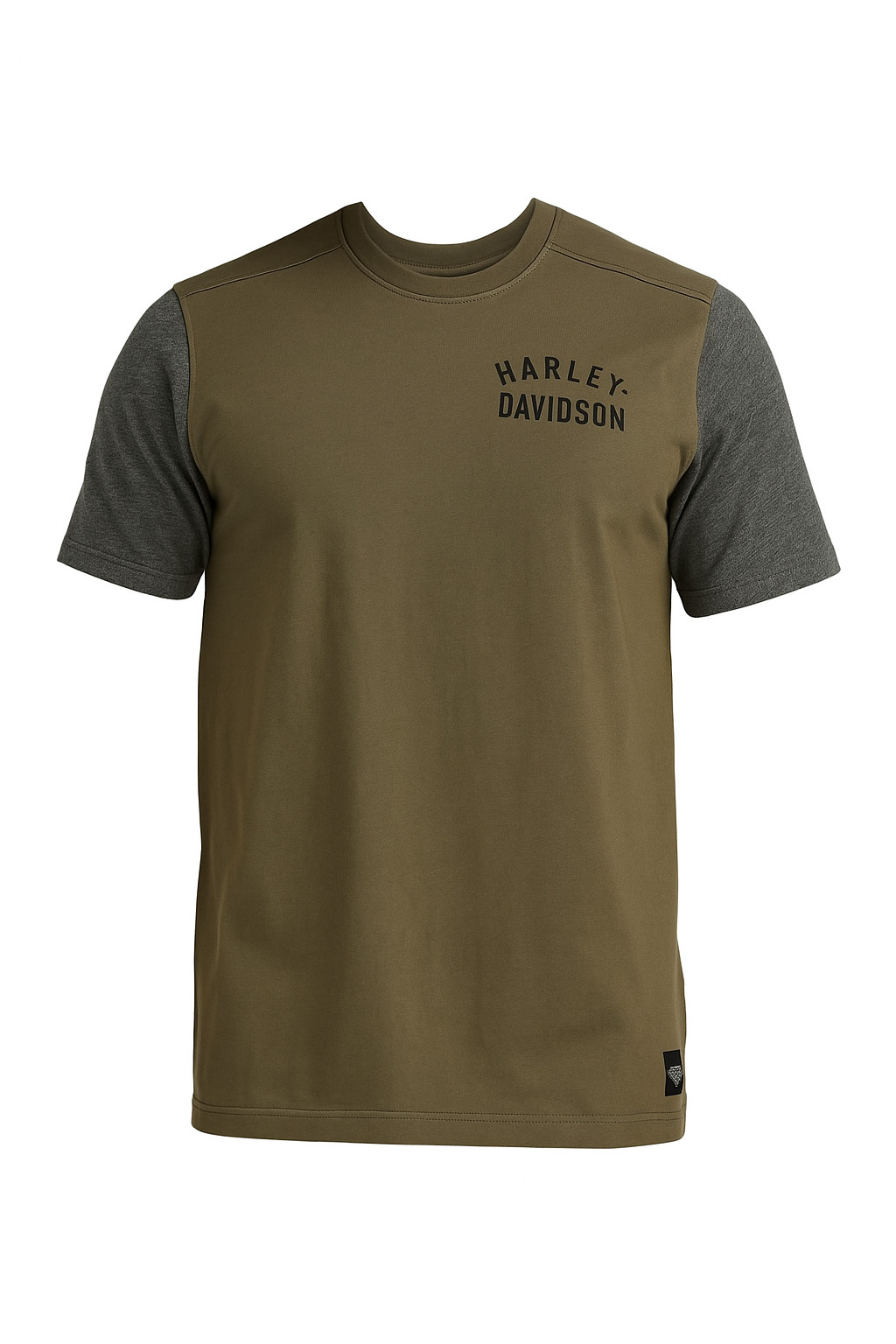 Harley-Davidson Men's Staple Colorblock Tee - Colorblocked, Green - 96045-23VM gallery