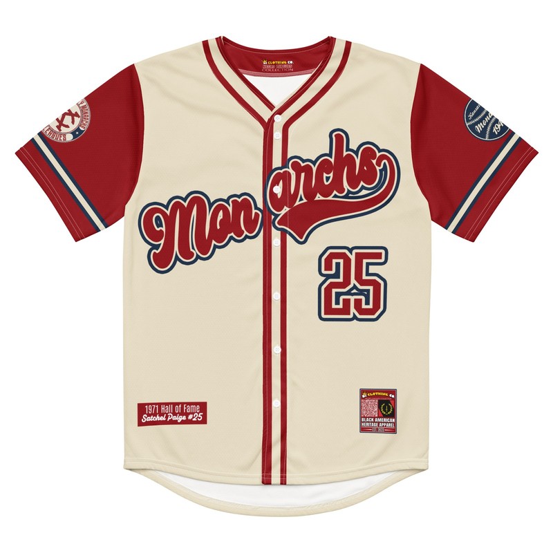 Satchel Paige #25 Kansas City Monarchs Heritage Baseball Jersey