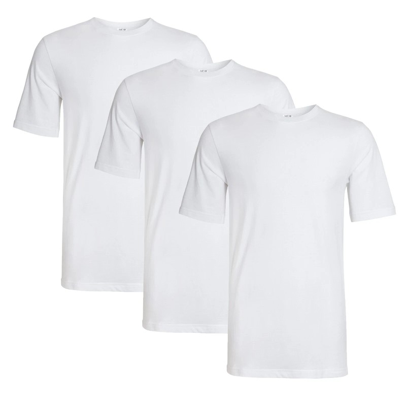 Pack of 3 Mens Plain Crew Neck T Shirts Short Sleeve Summer Sale
