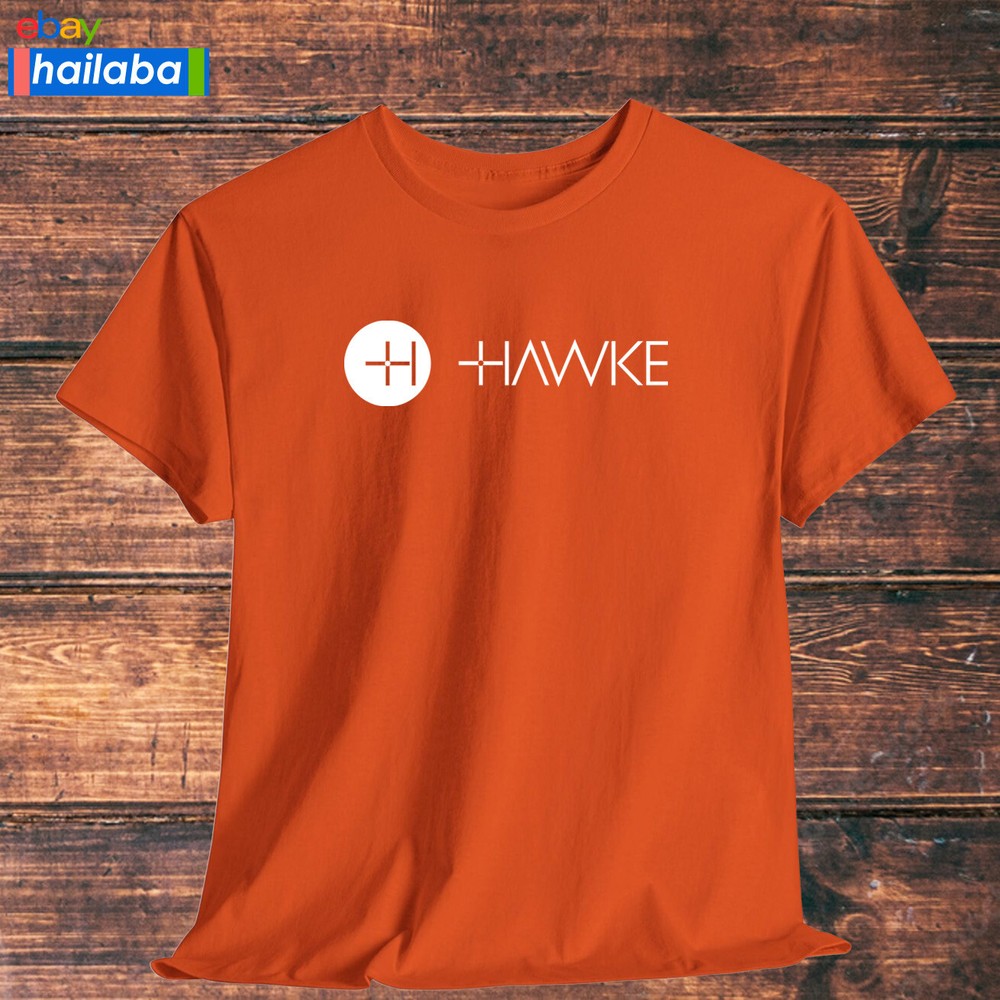 Hawke Optics Guns Firearms Logo Black/Navy/Grey/White/Orange T-Shirt S-5XL