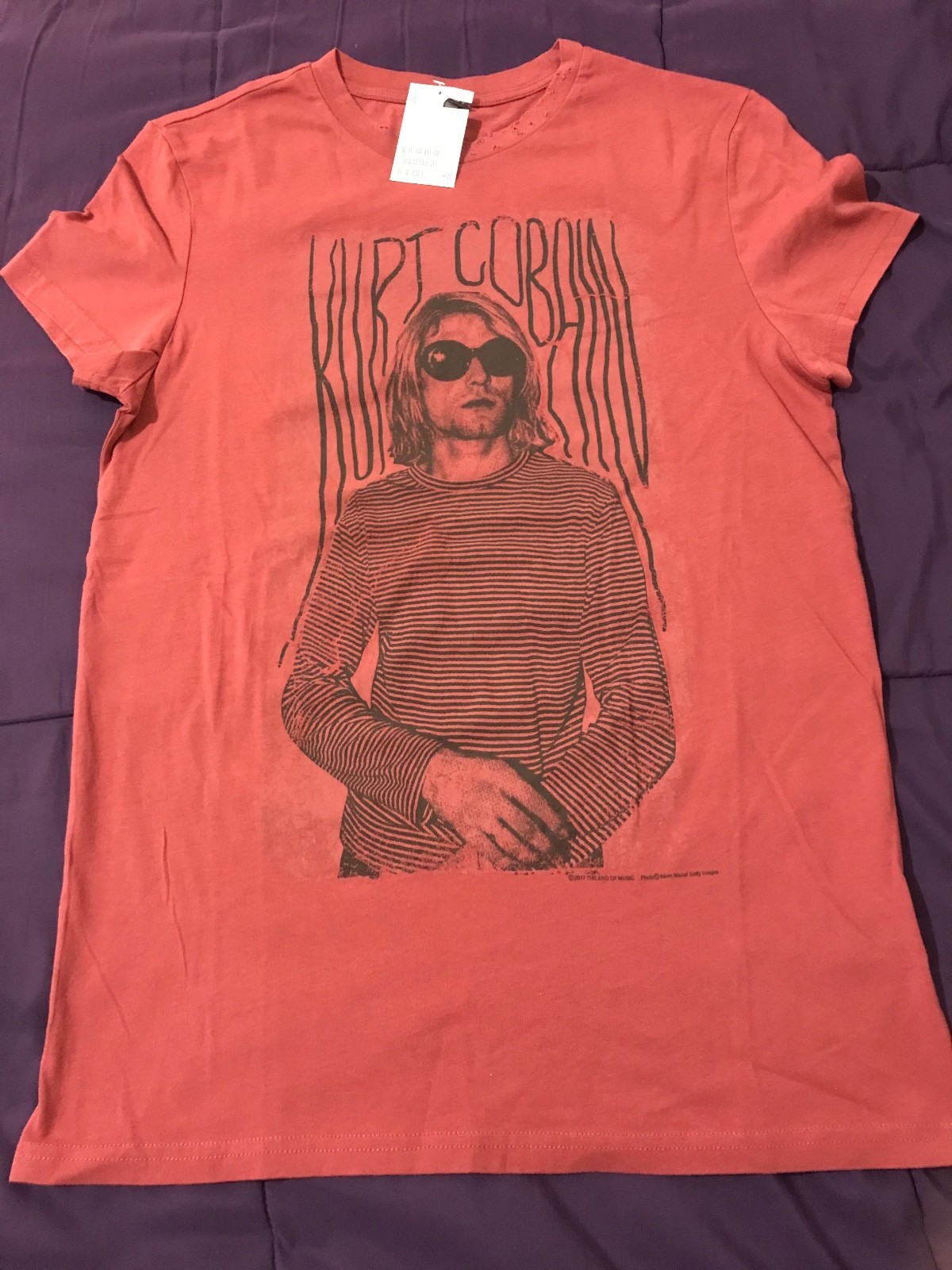 H&M Licensed KURT COBAIN T-Shirts NEW Sizes XS, S, M, L, XL gallery