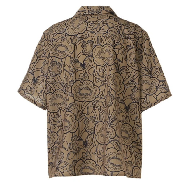 Onitsuka Tiger PRINTED SHIRT & SHORTS 100% Polyester Botanical Art JAPAN NEW gallery
