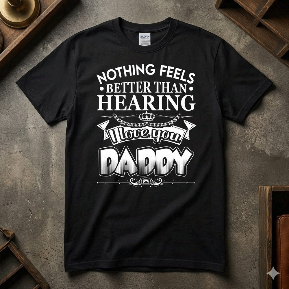 NEW ! Nothing Feels Better Than Hearing I Love You Daddy Cute Father’s Day