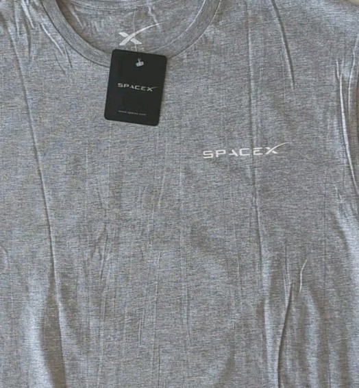 Space X Tshirt NWT Men's Size Large F9 FALCON 9 IRIDIUM-6 GRACE-F0 gallery