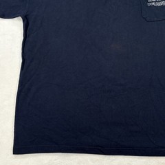 Vtg 1999 Warner Bros Studio Store Marvin The Martian Pocket Tee Navy Mens 3XL