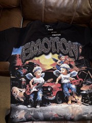 Mixed Emotion Men’s XL Black Rock Graphic Print Crew Neck T-Shirt