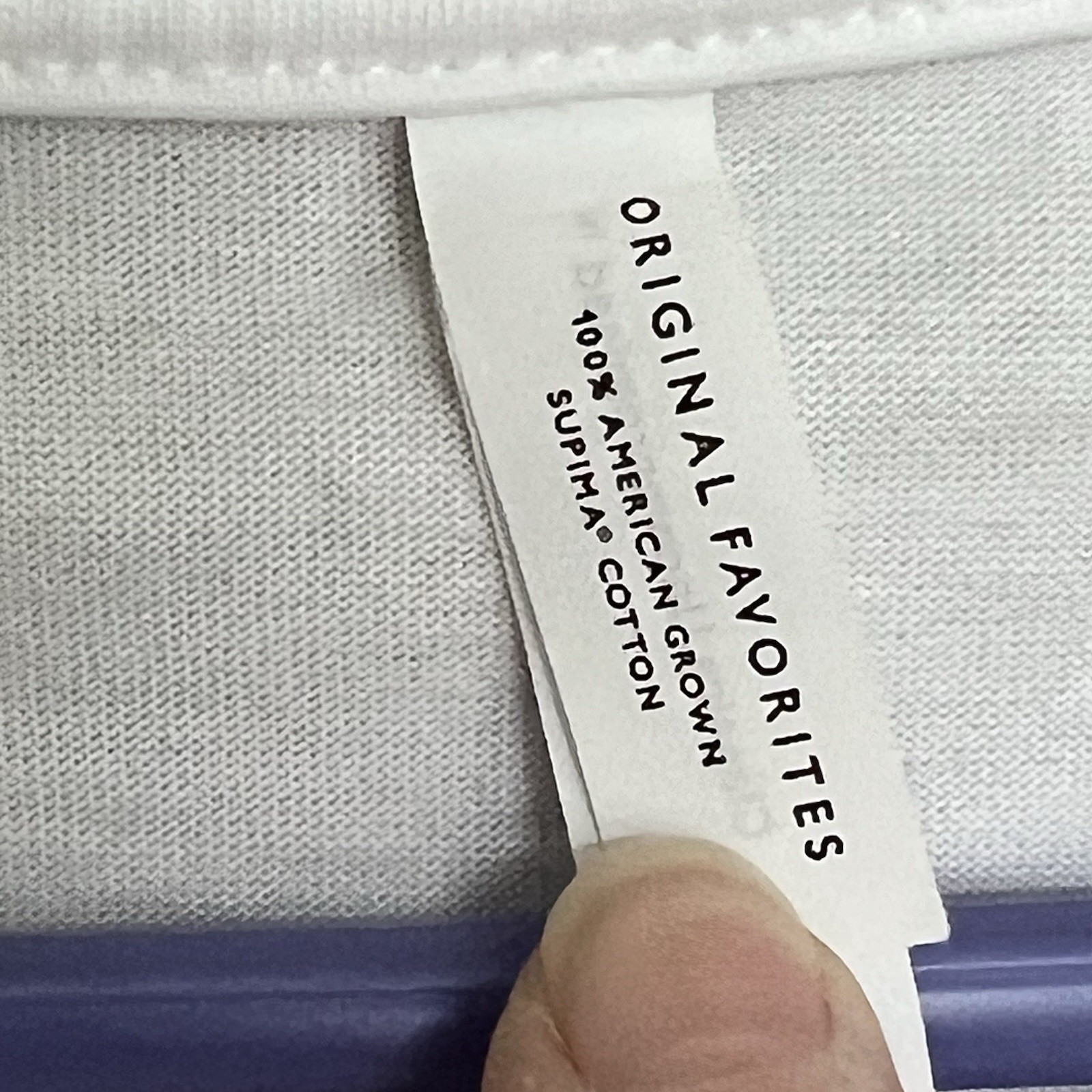 Original Favorites 100% Supima Cotton - White Small T Shirt Blank - New gallery