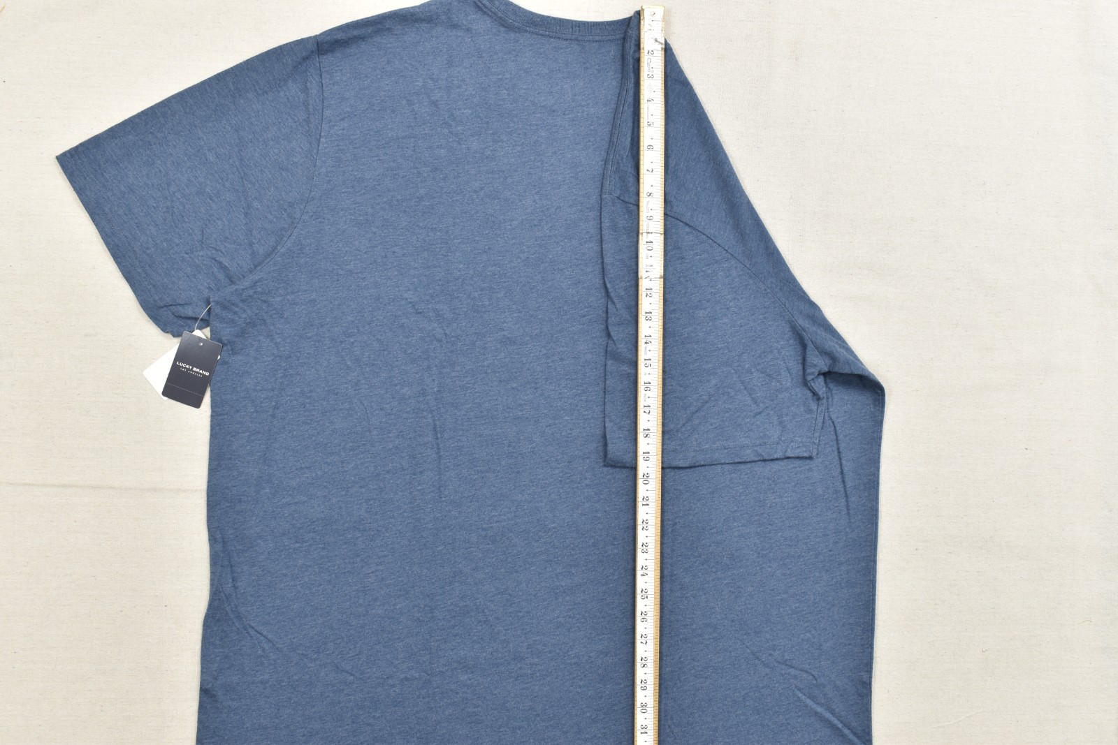 Lucky Brand Men's Fender Rock Hand Blue Short Sleeve Crew Neck Size 3XLT NEW gallery