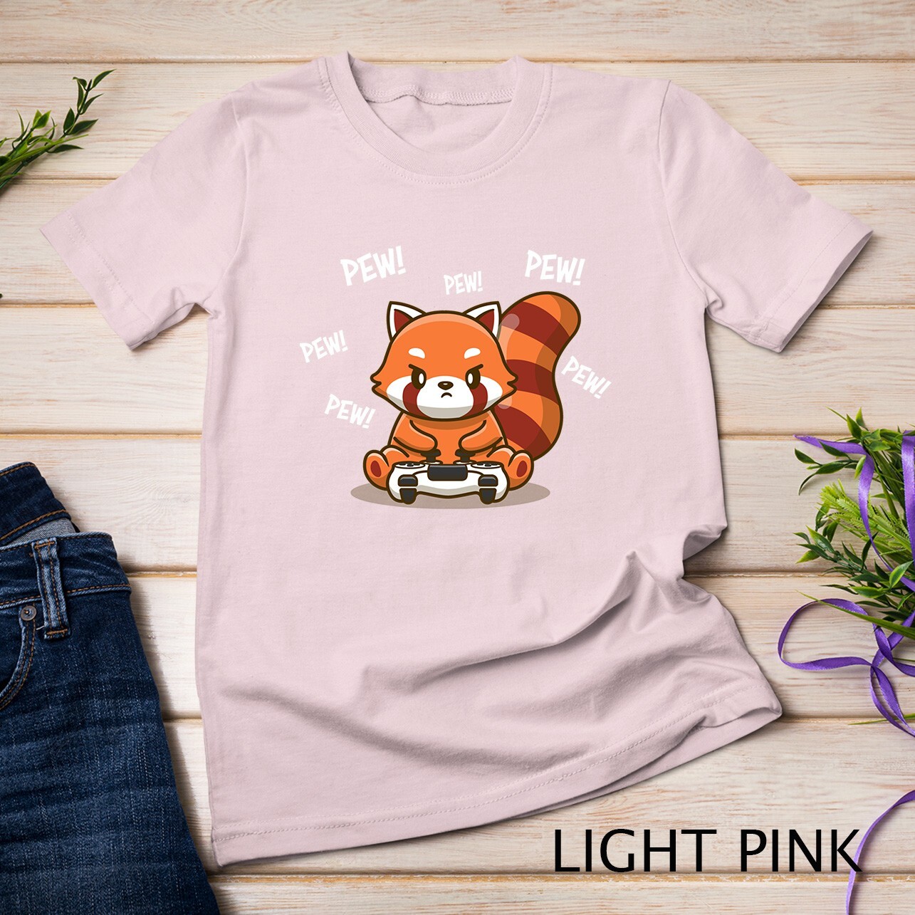 Red Panda Unisex T-shirt gallery