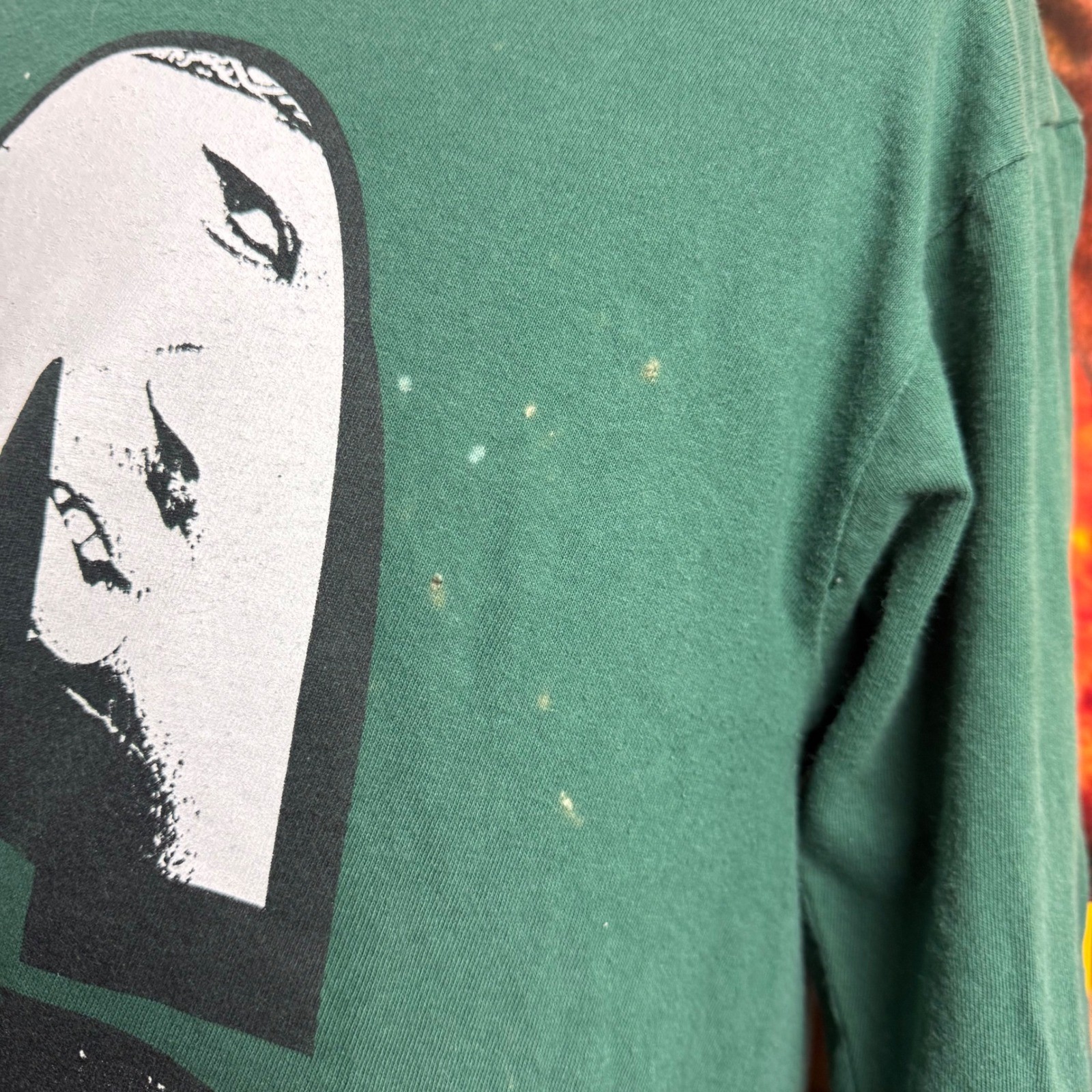 Vintage 90s BG Cash Money Millionaires Long Sleeve Shirt Green Rap Tee Sz Large gallery