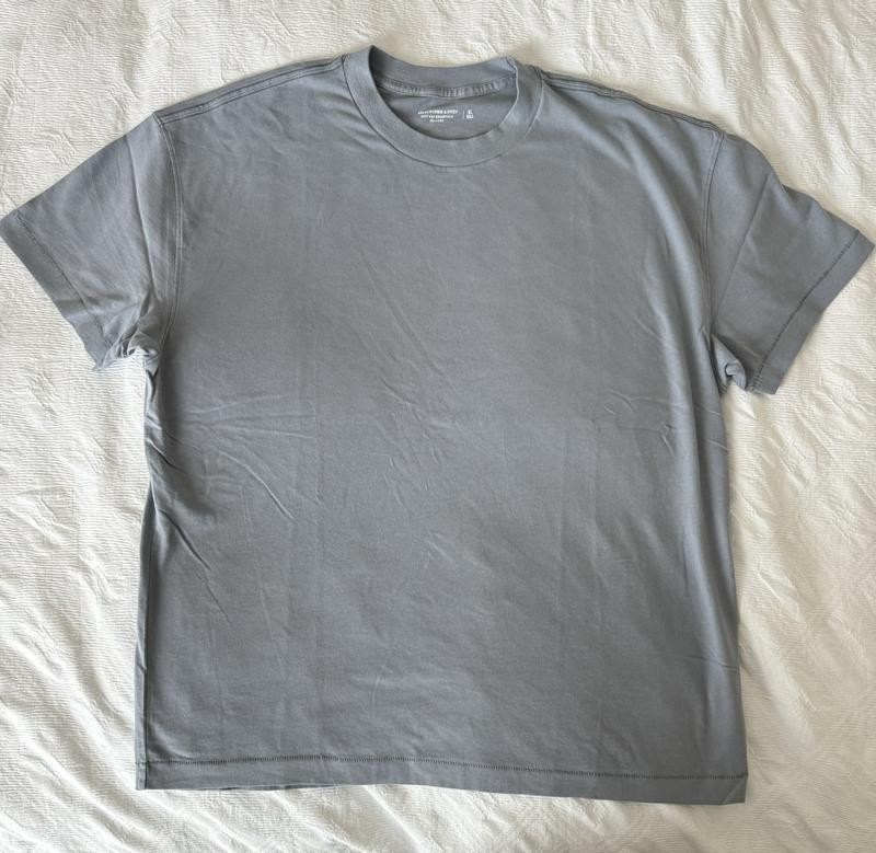 Abercrombie & Fitch Relaxed Essential Tees 7-Pack size L, M, S 100% Cotton #I0-2 gallery