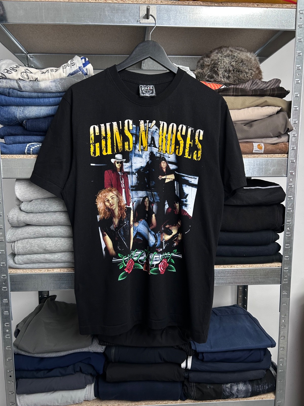 Guns And Roses Vintage 90s Single Stitch double L print Euro bootleg t-shirt gallery