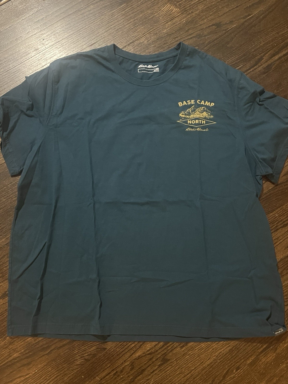 Eddie Bauer Blue Graphic Logo Crew Neck Short Sleeve T-Shirt Men’s 4XB