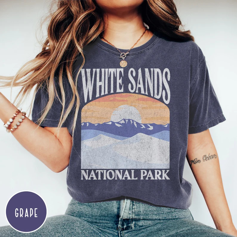 Desert White Sands Comfort Tee Shirt Men Women Soft