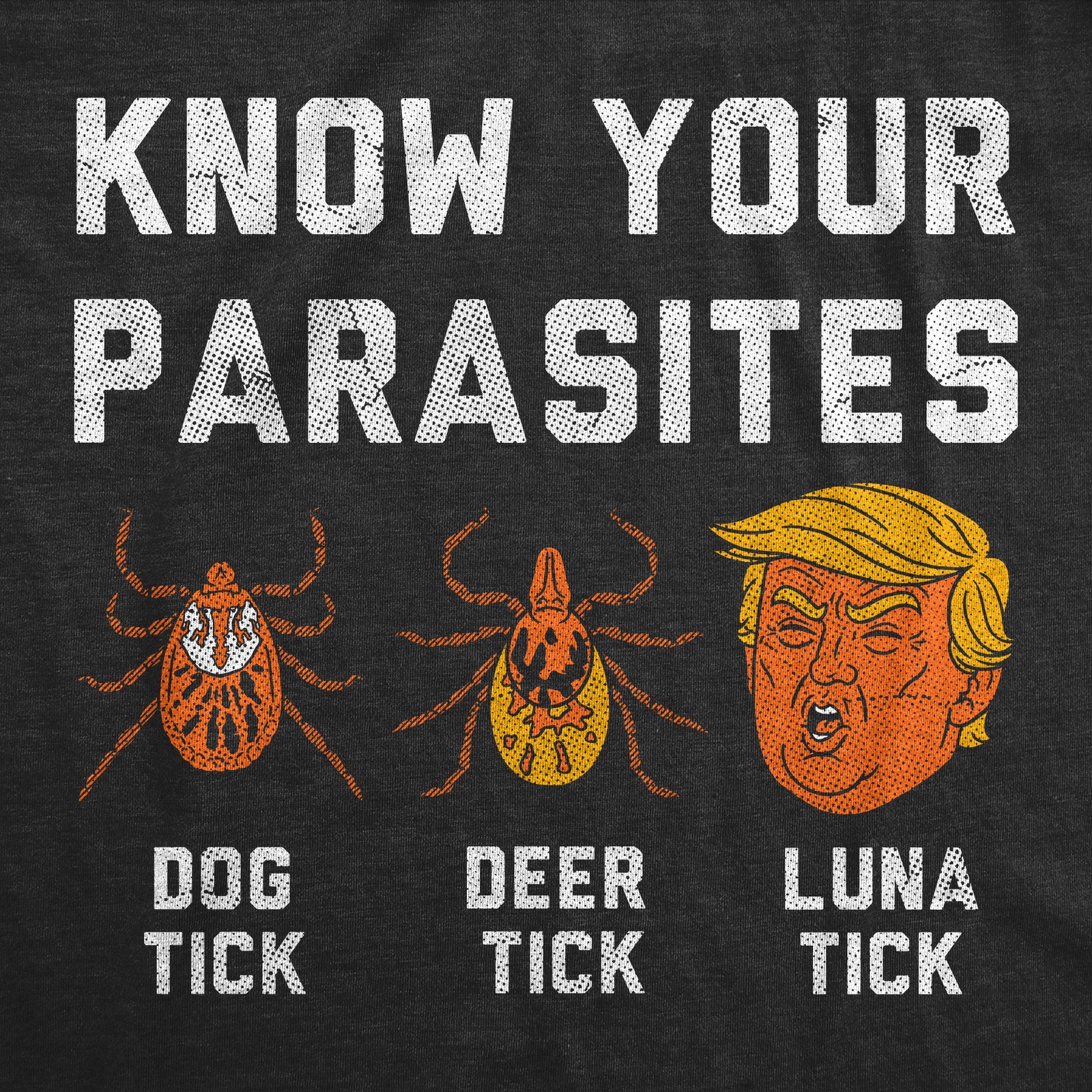 Mens Funny T Shirts Know Your Parasites Sarcastic Anti Political Tee For gallery