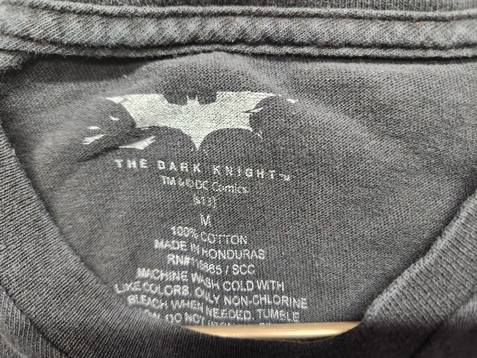 Batman The Dark Knight Joker T Shirt Mens Sz M Black Short Sleeve DC Comics gallery