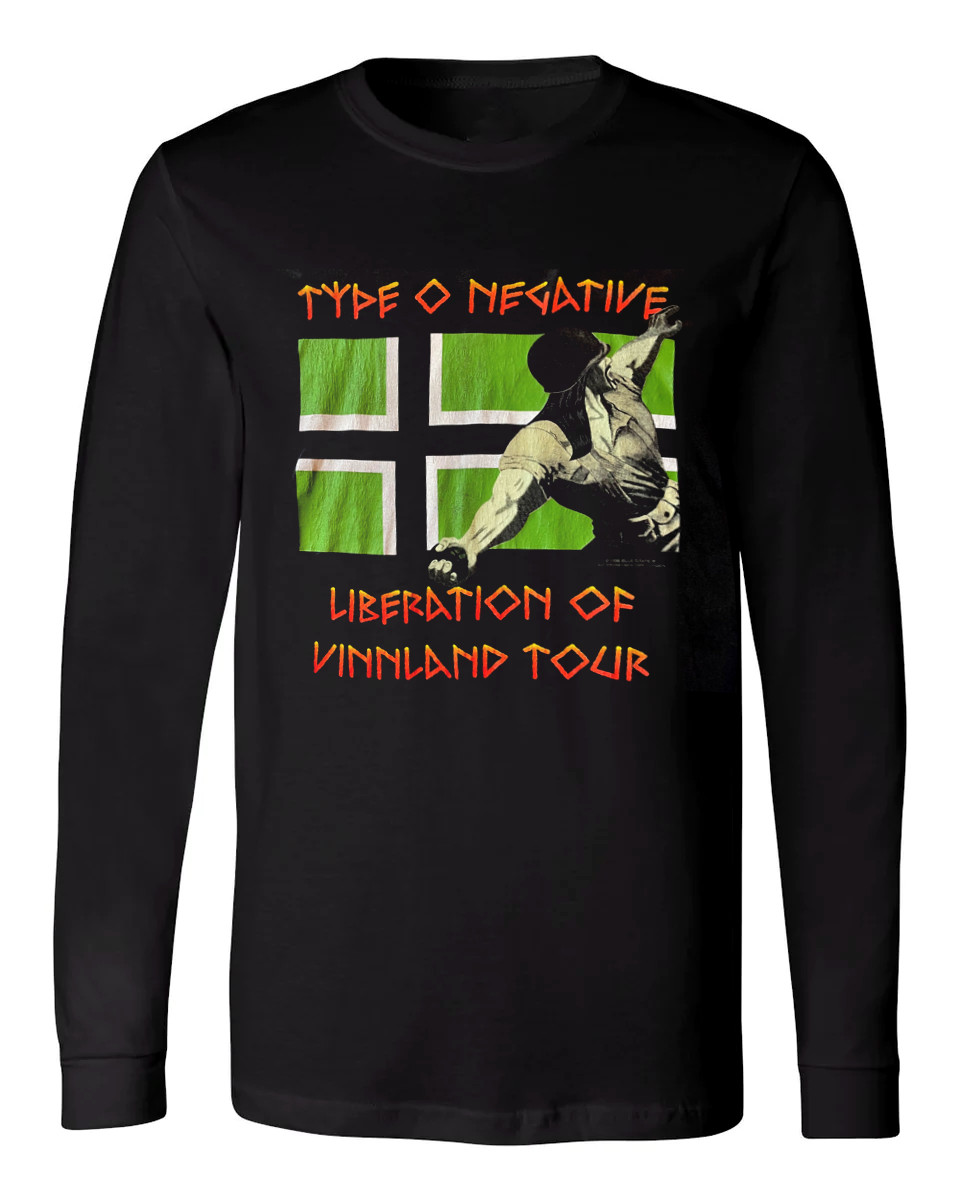 Type O Negative European Fall -Winter Black All Size Long Sleeve Shirt FAL4
