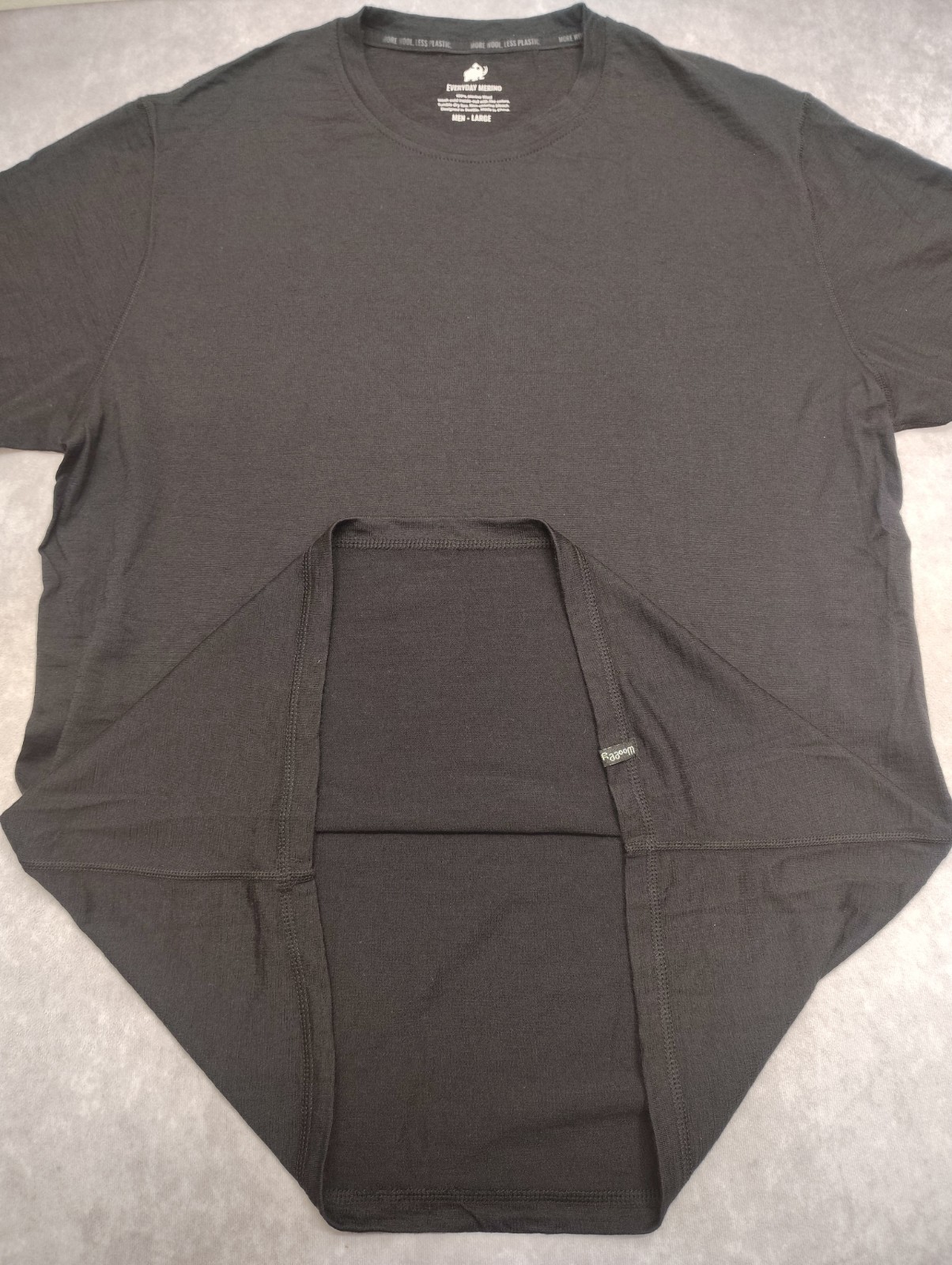 Woolly Everyday Crew Tee Tshirt Mens Large 100% Merino Wool Performance Outdoor gallery
