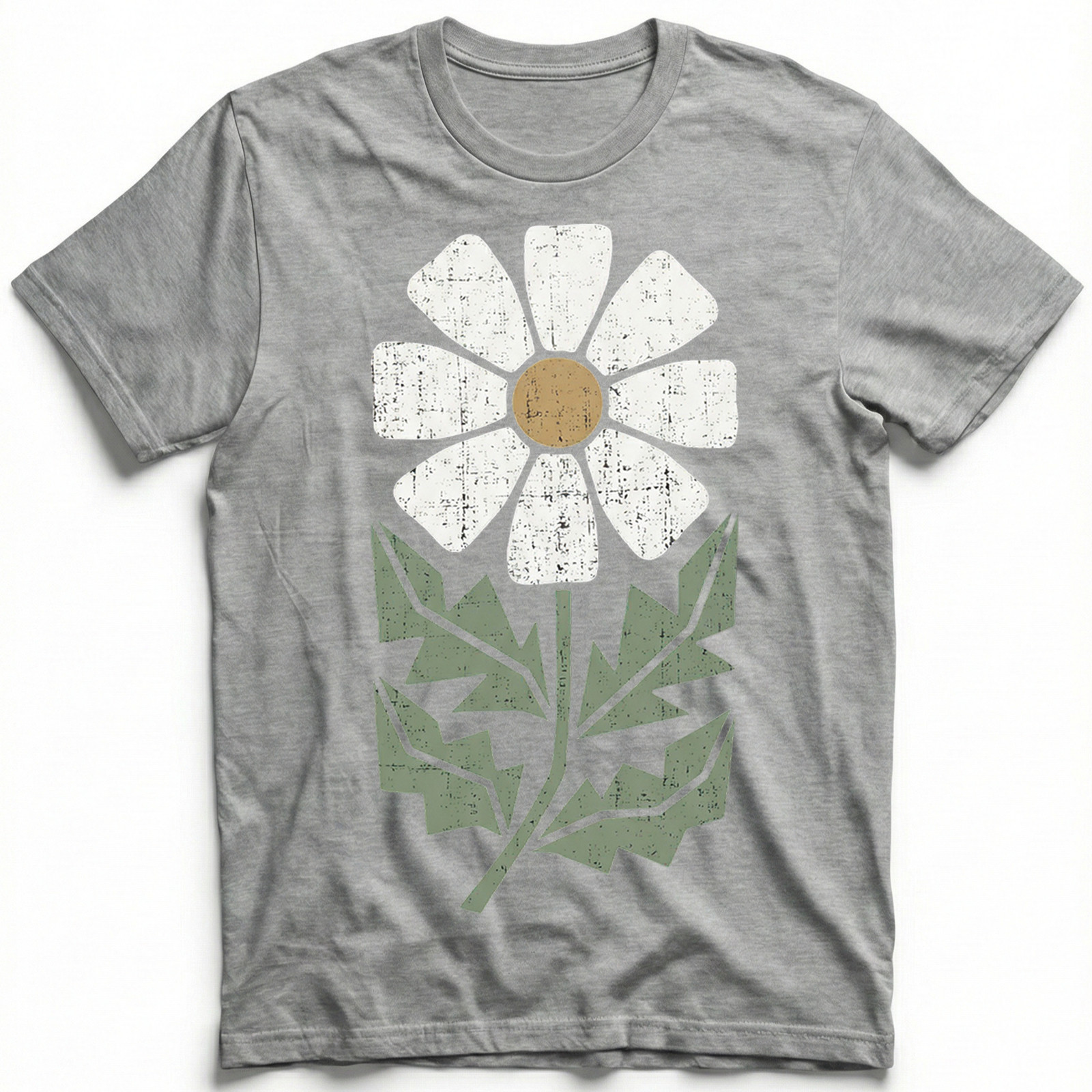 Retro Daisy Flower T-Shirt Boho Botanical Nature Floral Garden Style Tee gallery